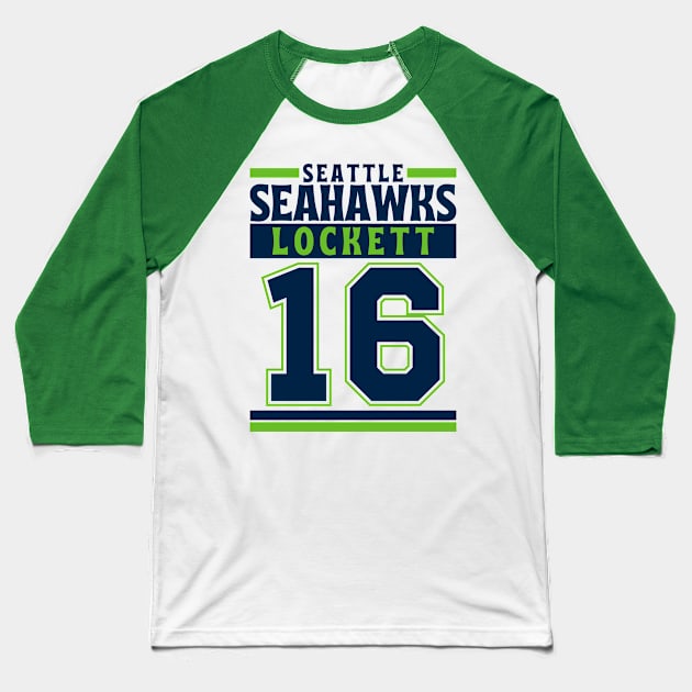 Seattle Seahawks Lockett 16 Edition 3 Baseball T-Shirt by Astronaut.co